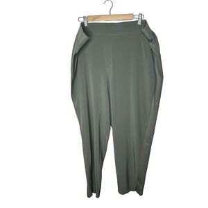 Athleta Ladies Pants Brooklyn Size 22‎ Green plus womens Workout Pants